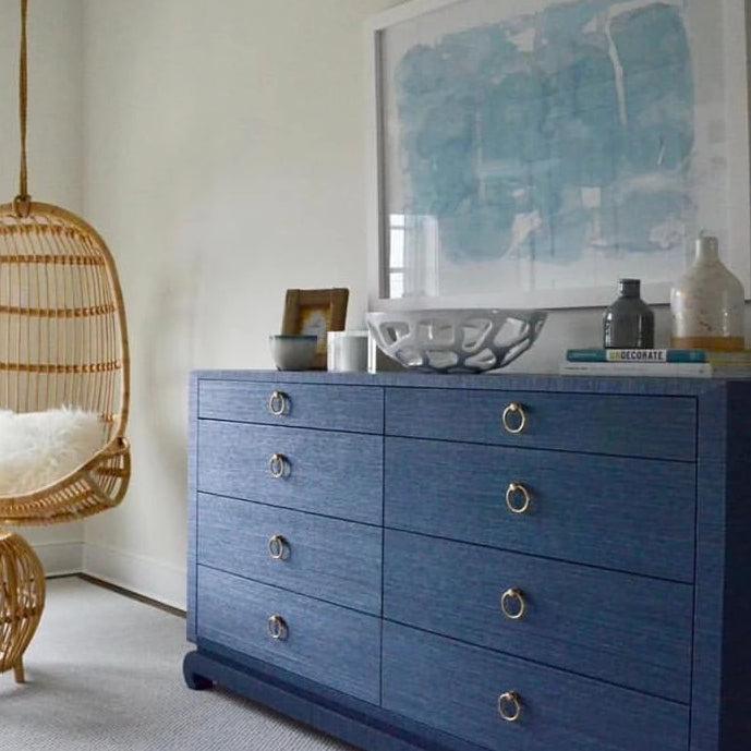 Villa House Ming Extra Large 8 Drawer Dresser Navy Blue